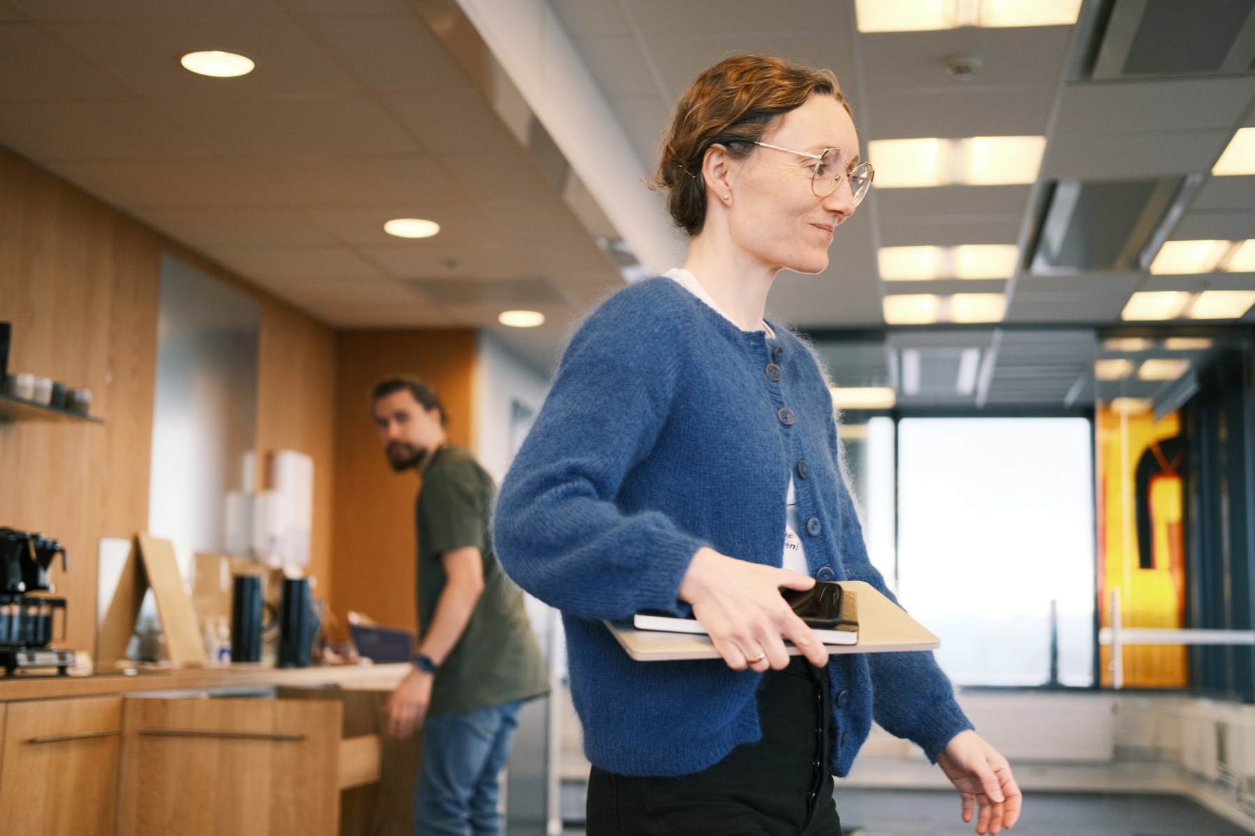 Martha er på veg med Macen